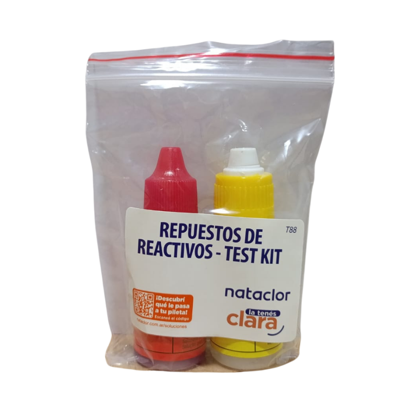 Reactivos para test kit (medir pH) Nataclor