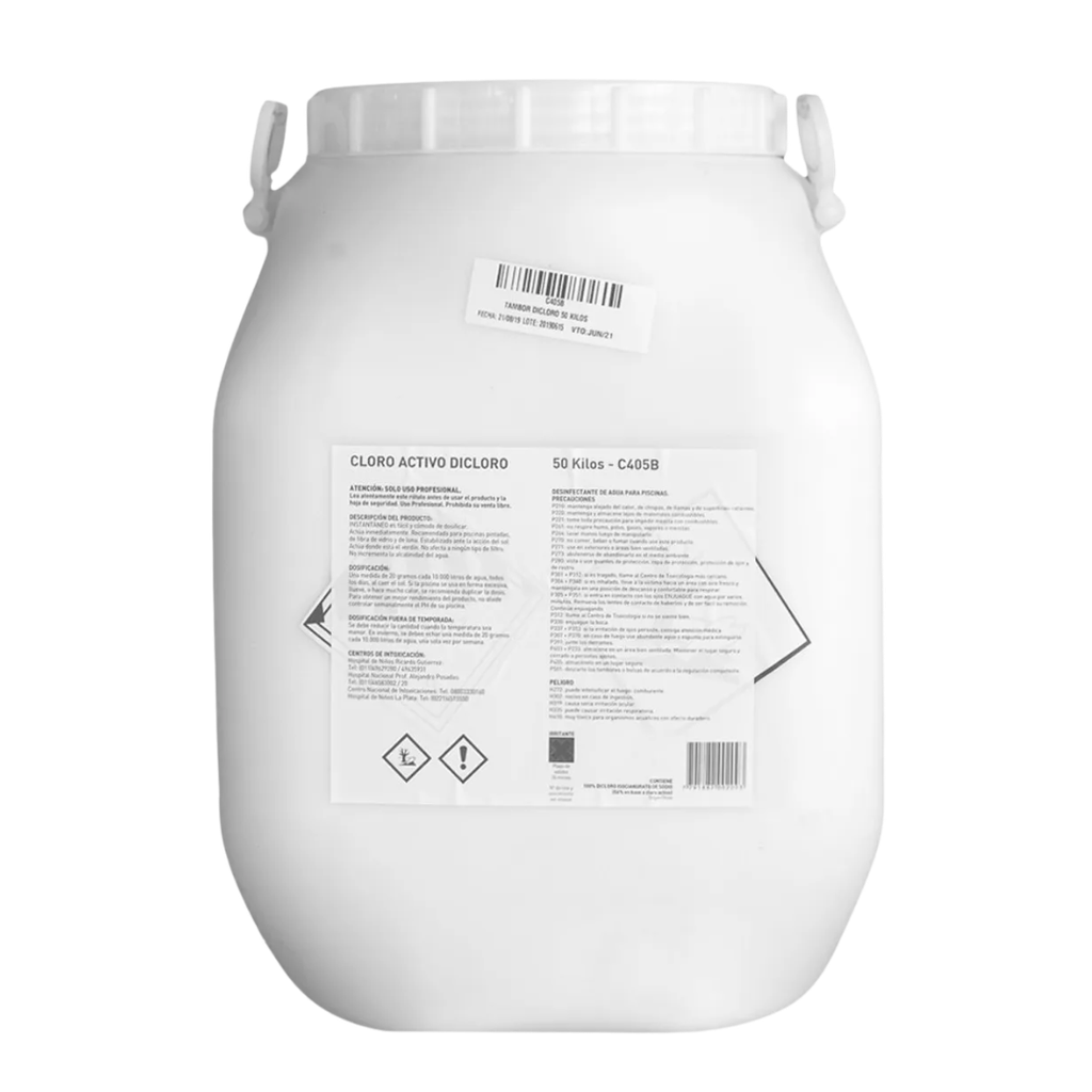 Cloro Granulado Multiaccion (Cuñete 50 kg)