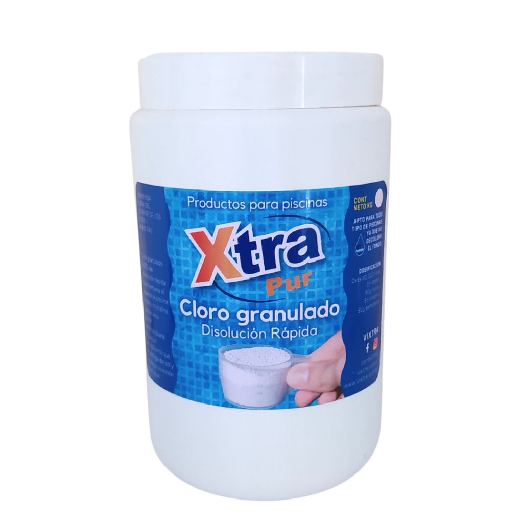 Cloro Granulado Disolucion Rapida Tecnoclor (Tarro 1 kg)
