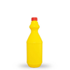 Botella pead tapa a rosca de 1000 cc reforzada ( Amarilla )